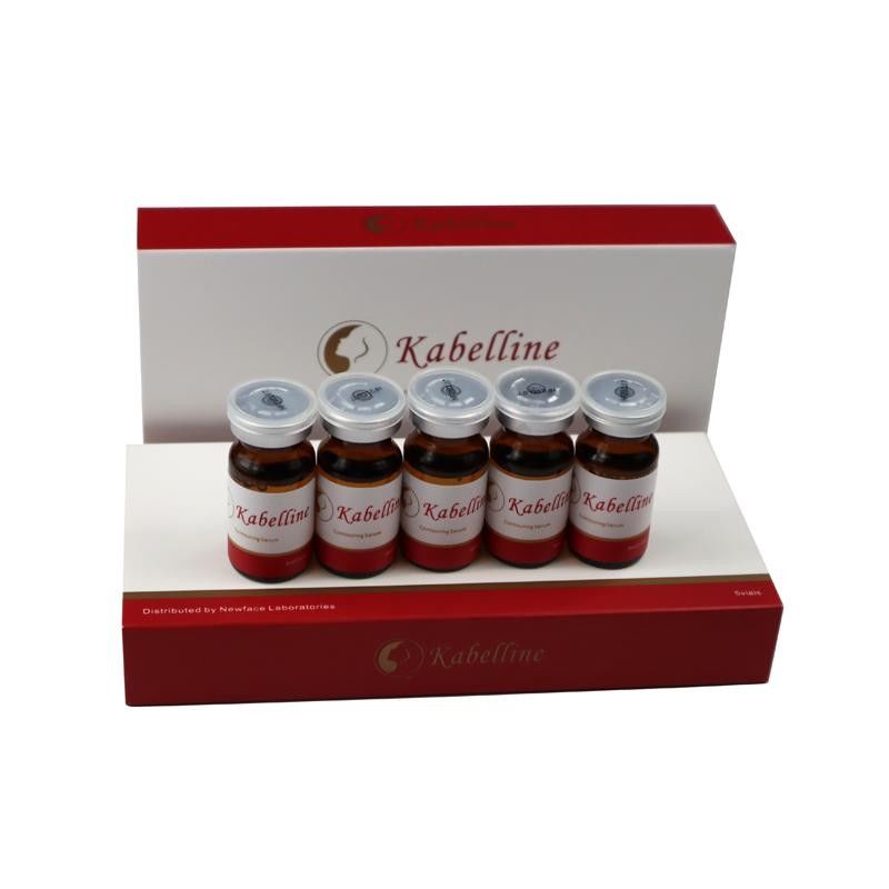 Kabelline Fettlösungs-Injektionen 5 Durchstechflaschen X8ml Gesichts- und Körperschlankheitslösung Konturserum Schönheitsartikel