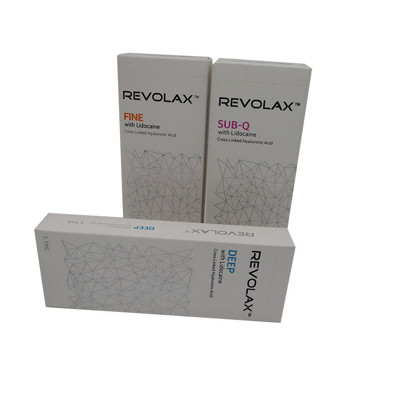 Dermal Filler Anti-Aging Injektionsfiller HA 1.1 ml Revolax Feine tiefe Sub-Q Faltenfiller